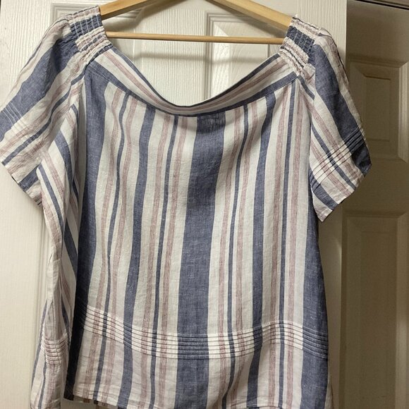 Cotton off-shoulder top - women's size XL - Picture 1 of 1